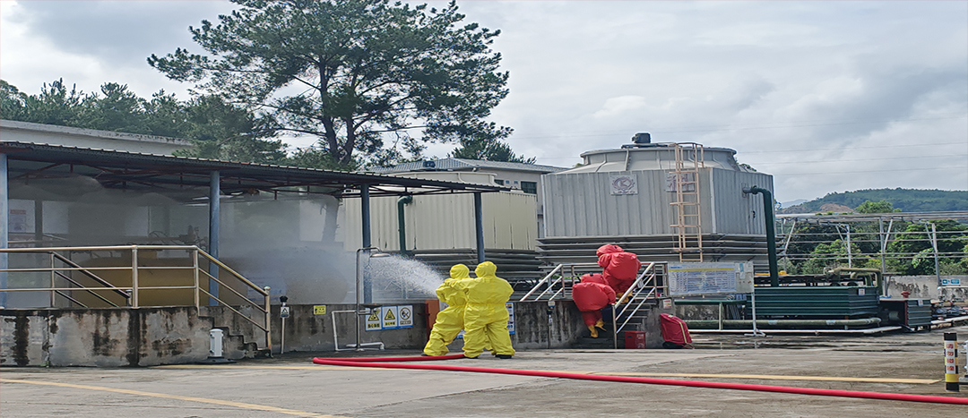 蕉嶺縣2025年危險化學(xué)品生產(chǎn)安全事故應(yīng)急演練丨暨梅州市海龍化工有限公司液氨泄漏綜合應(yīng)急演練